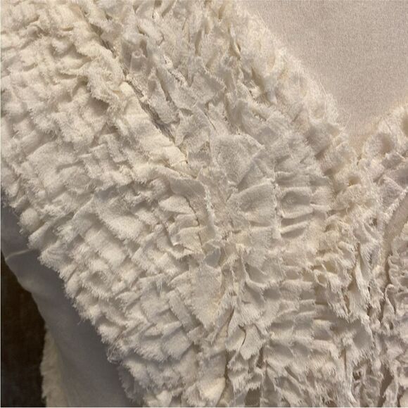 Jason Wu Elegant Cream Sleeveless silk Top, US2 - Picture 6 of 9